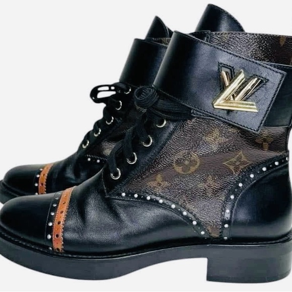Louis Vuitton Wonderland Flat Ranger Boots Monogram | Designer Luxury Boots🥾 38 - Picture 11 of 16
